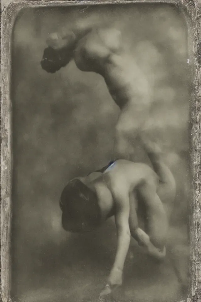 Prompt: wet plate photograph, exotic dancer, victorian era boiler room, coal dust, realistic