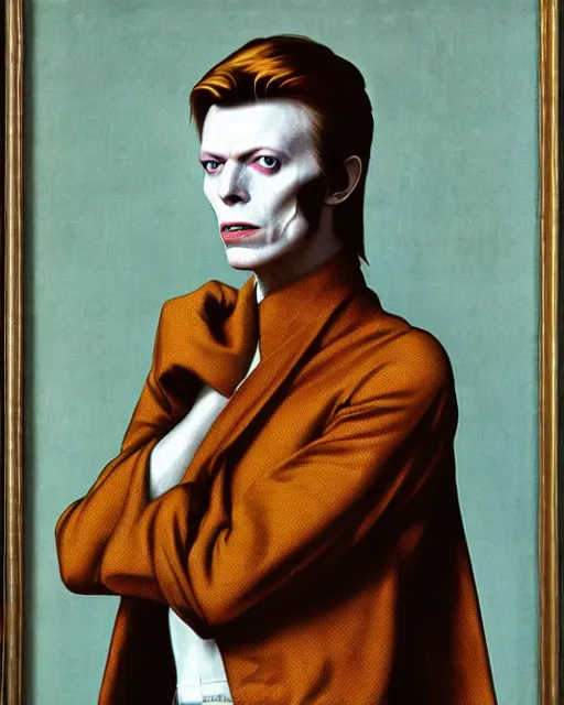 Prompt: david bowie by jean auguste dominique ingres