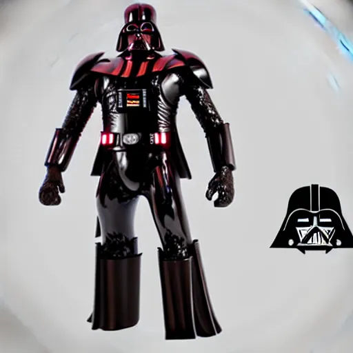 Prompt: Darth Vader combined with iron man, 8k ultra hd, hyper detailed