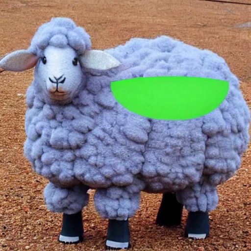 Image similar to a melon sheep