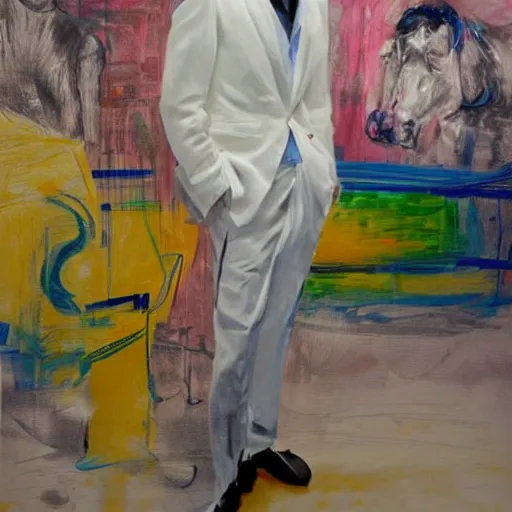 Image similar to lapo elkann painted by william turner