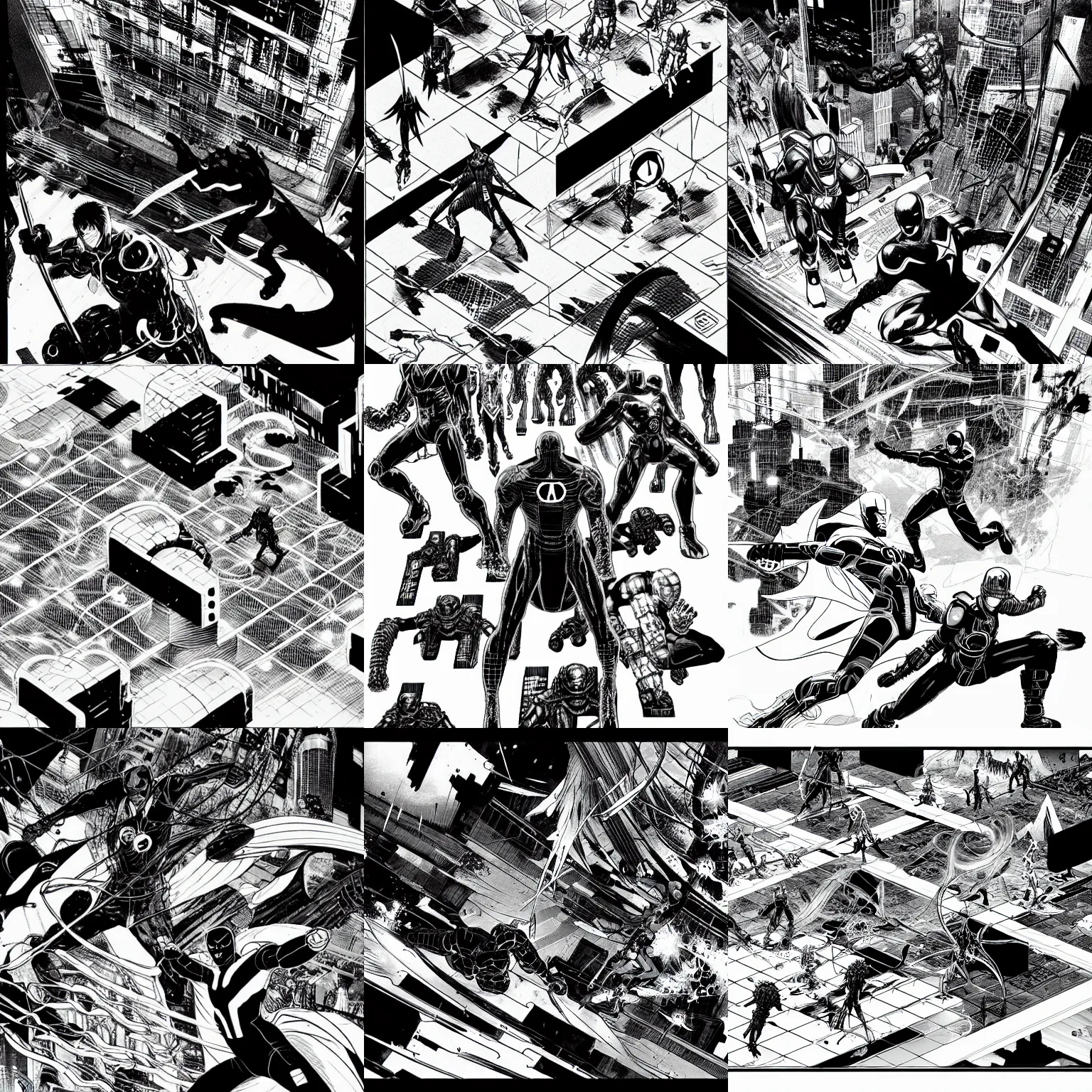 black and white comic strip wallpaper