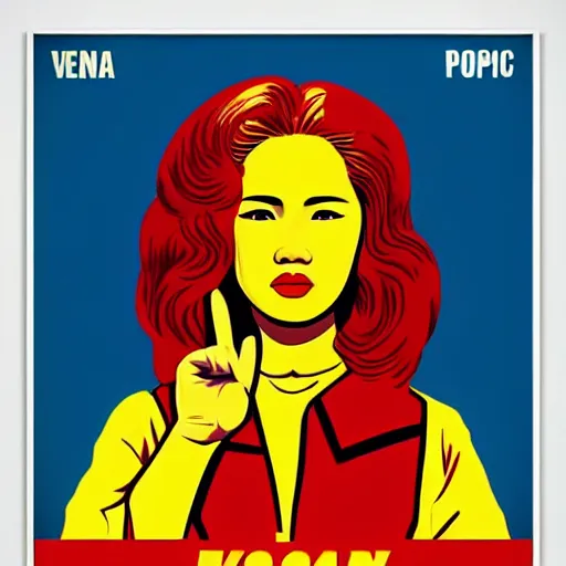 Image similar to Vietnam. Icon! Propaganda. pop art. poster. Trending on ArtStation.