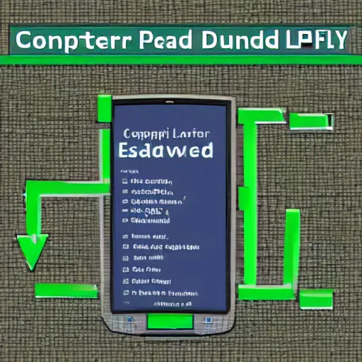Prompt: computer load up celeryman