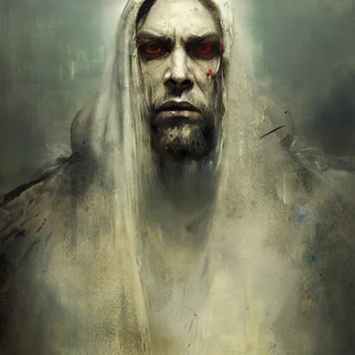Image similar to the lord of the dead by ruan jia, portrait