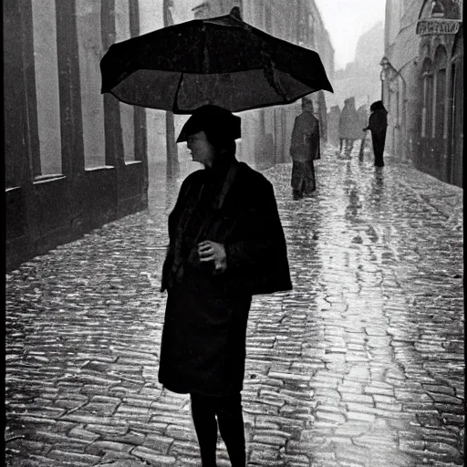 fine art photograph of a woman waiting for the rain to | Stable ...