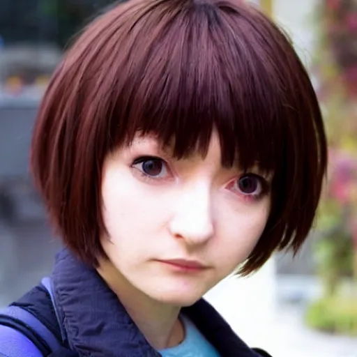 Image similar to lain iwakura in real life