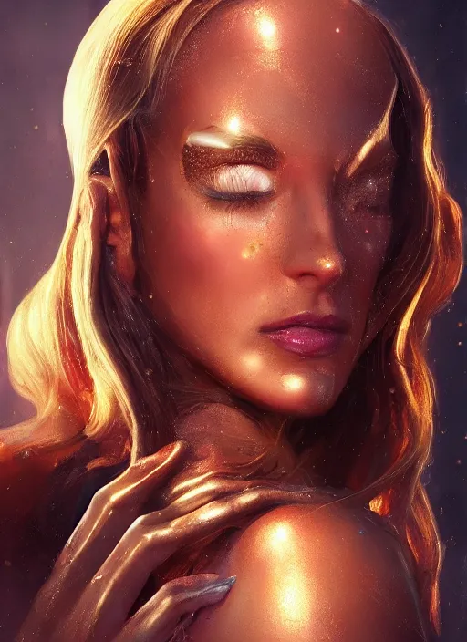 Prompt: carmella wwe | glamorous oily soft polished rich enticing ornate modern | weta disney movie still photo | hi - fructose, sci fi fantasy, golden ratio details, smooth, octane render, sharp focus, artstation, concept art, illustration | rutkowski, artgerm, mucha, wlop, loish |