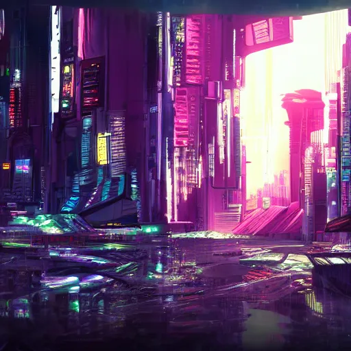 The neon-lit streets of a cyberpunk anime night city with this, cyberpunk  wallpapers 4k - ibtda.com