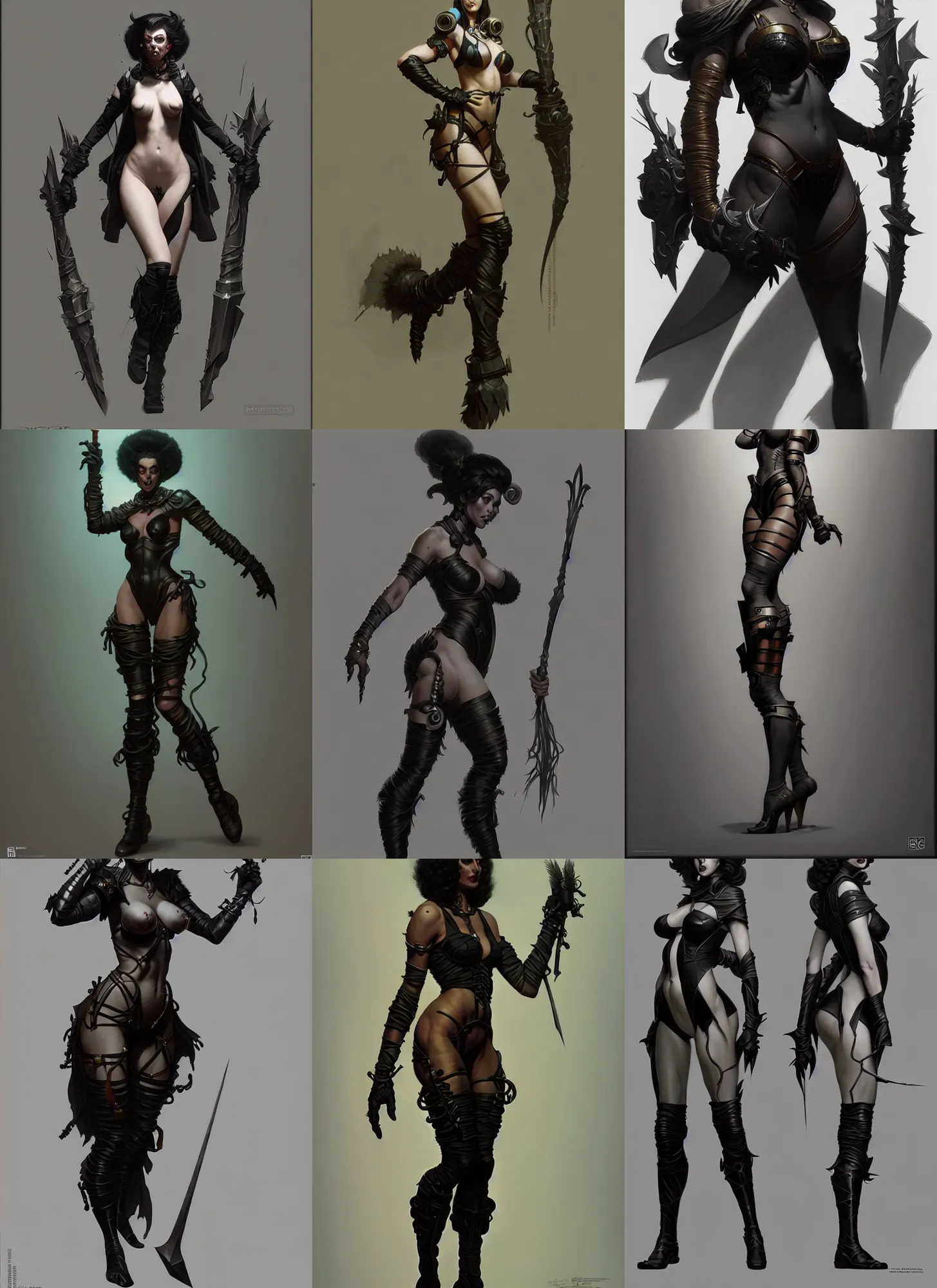 Prompt: game character design by illustrator of riot games, donato giancola and greg rutkowski. just one lonely black tape project show attctive showgirl!! full body!! future head set. contour light effect!! 8 k. stage light. octane render. sharp edge. ultra clear detailed