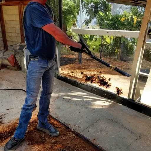 Image similar to the terminator terminating termites.