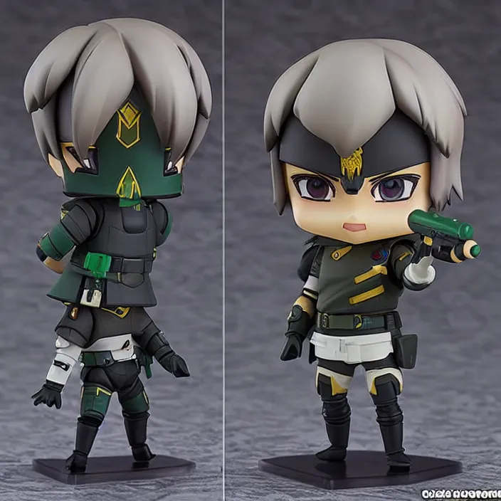 Image similar to commander zavala, an anime nendoroid of commander zavala, figurine, detailed product photo