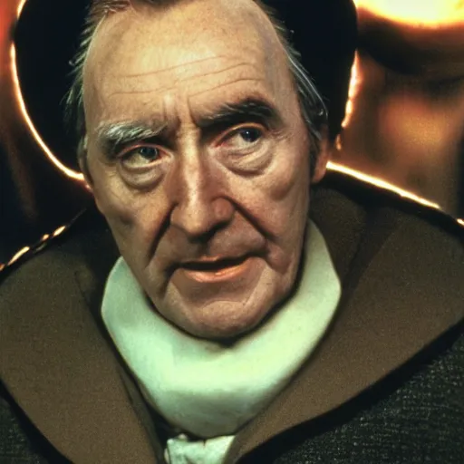 Image similar to Robert Hardy as Count Dooku in Star Wars