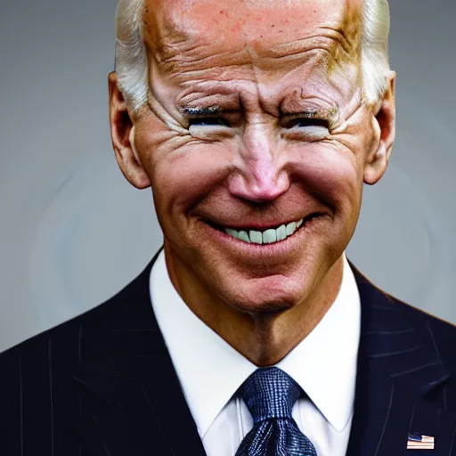 Image similar to Gigachad as Joe Biden, Full body portrait, 4k hd photography