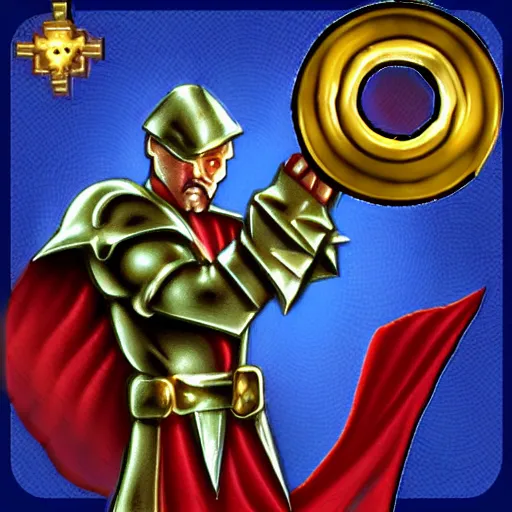 Prompt: icon of character from heroes of might and magic 3 III homm homm3