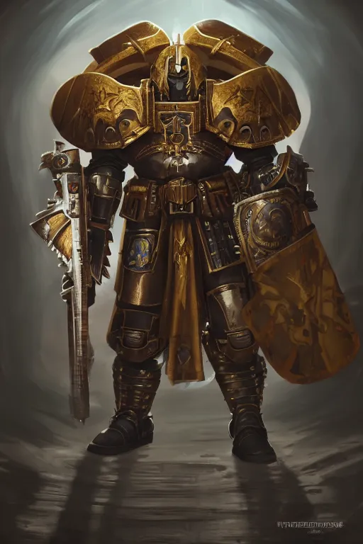 Image similar to armor portrait heros warhammer 4 0 k horus heresy fanart - the primarchs emperor by johannes helgeson animated with vfx concept artist & illustrator global illumination ray tracing hdr fanart arstation zbrush central hardmesh 8 k octane renderer comics stylized