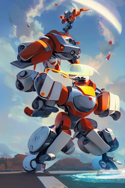 Image similar to metabots medabots medarotto medarot robot minimalist comics sharpen earth defense force tank, behance hd by jesper ejsing, by rhads, makoto shinkai and lois van baarle, ilya kuvshinov, rossdraws global illumination radiating a glowing aura ray tracing hdr