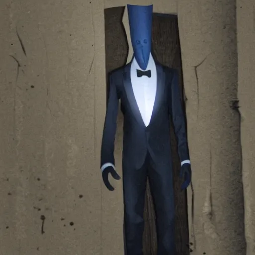 Prompt: Slenderman as President