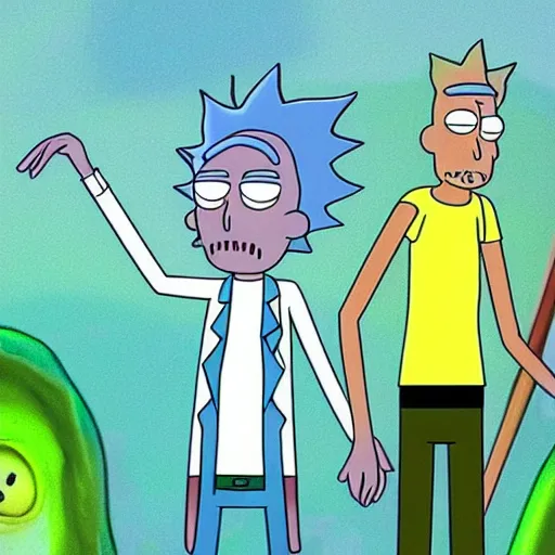 Prompt: Ultra realistic illustration, Rick and Morty