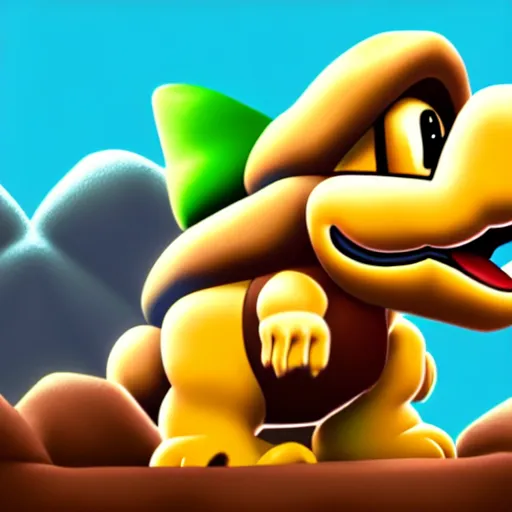 Prompt: Kanye West Koopa Troopa, UHD, hyperrealistic render, highly detailed, 4k, artstation