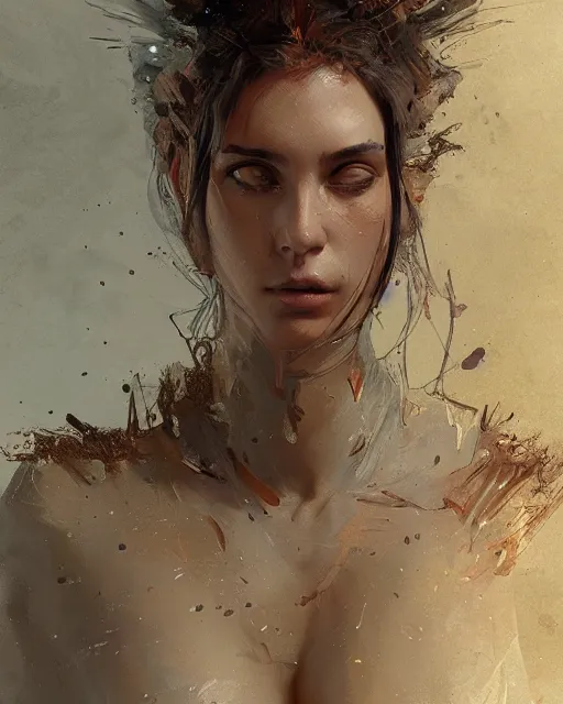 Image similar to beauty girl, perfect body, hyper detailed, insane details, intricate, elite, elegant, luxury, by ismail inceoglu dragan bibin hans thoma greg rutkowski alexandros pyromallis rene maritte illustrated, perfect face, fine details, realistic shaded, fine - face, pretty face