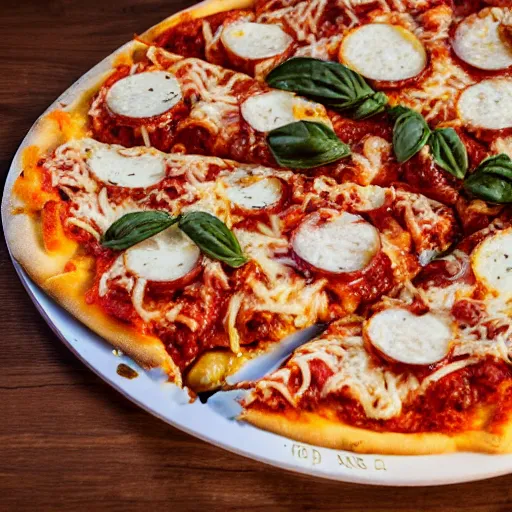 Image similar to chicken parm pizza