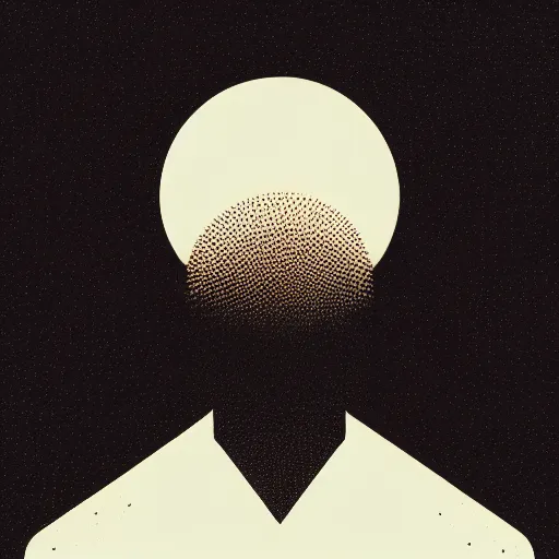 Prompt: a wandering mind, logo without text, simple by victo ngai, kilian eng and jake parker, simple white background