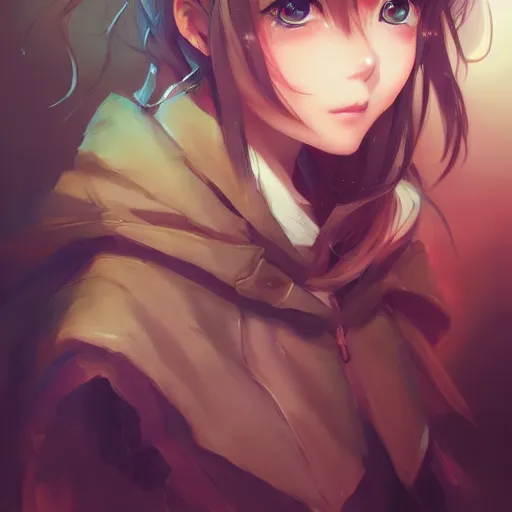 Image similar to beautiful anime portrait by Stanley Artgerm Lau, WLOP, Rossdraws, James Jean, Andrei Riabovitchev, Marc Simonetti, and Sakimichan, trending on artstation