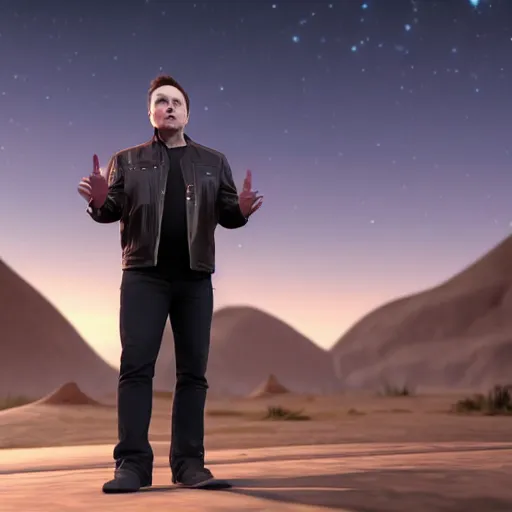 Image similar to elon musk with very long tusks 8 k ultra realistic, award winning, unreal engine 5, masterpiece, atmosphere glow, hyperrealistic, focused, extreme details, cinematic