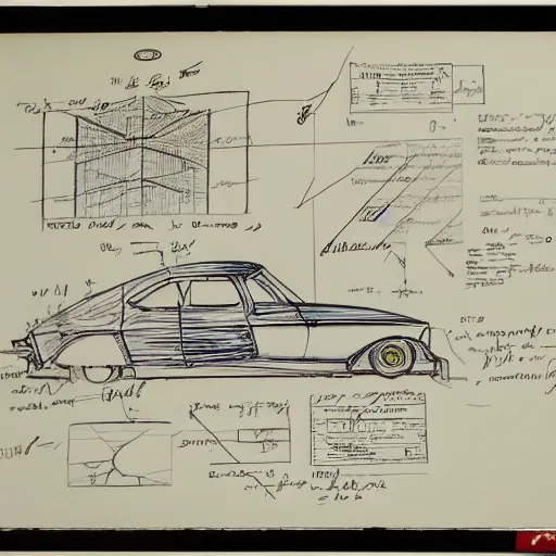 Prompt: lost nikola tesla sketches, diagrams, drawing