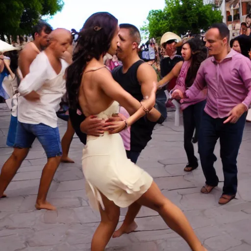 Image similar to intimate salsa dancing at the copacabana