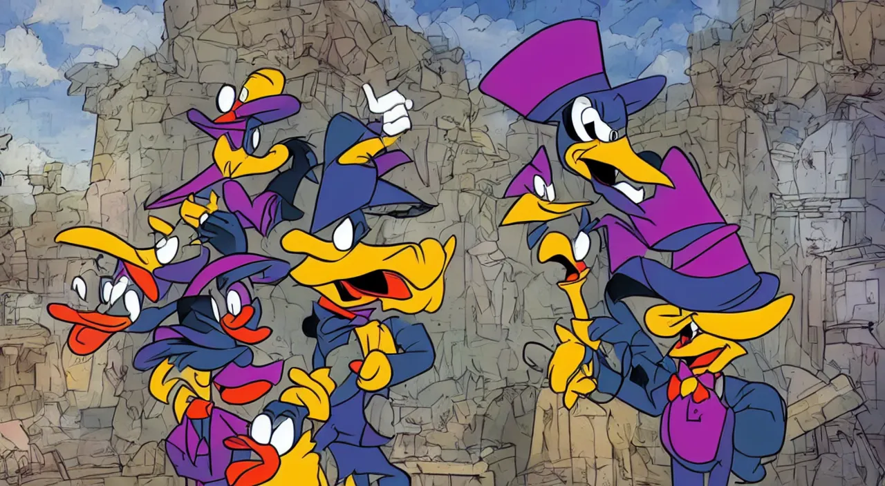 Prompt: darkwing duck in ukraine