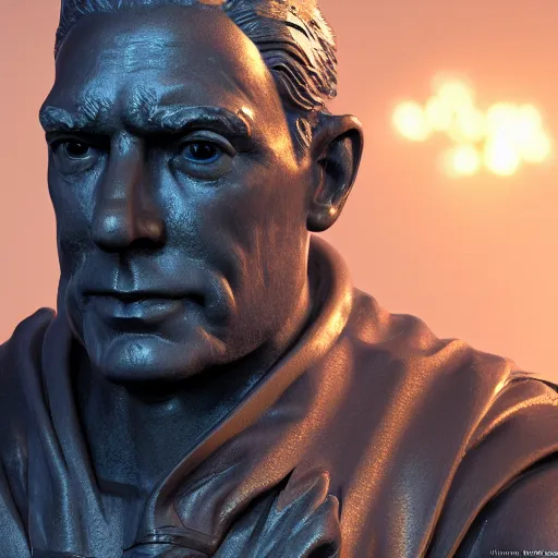 Prompt: portrait of russia bronze statue, 8 k uhd, unreal engine, octane render in the artstyle of finnian macmanus, john park and greg rutkowski