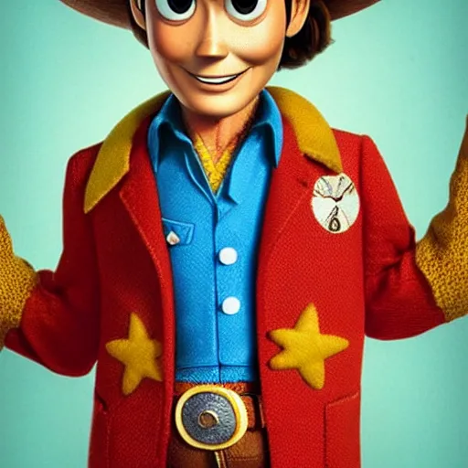 Image similar to johnny depp as woody from toy story