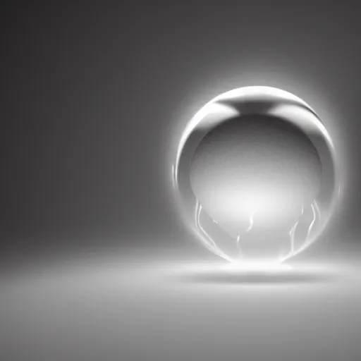 Image similar to a crystal ball placed on a pillow while glowing spirits swirl around it, concept art, 4 k.