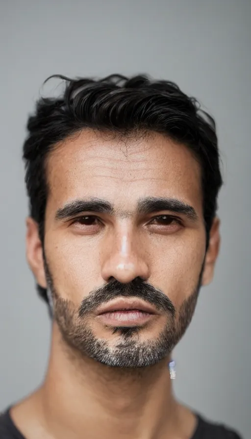 Prompt: Camilo Cesar Augusto Gomez Chaparro, face and body, perfect face proportions, groomed facial hair, handsome, anthropologist , 8k, cinematic, reality,