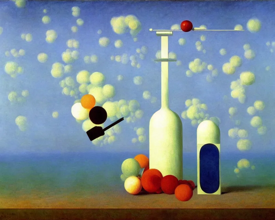 Image similar to achingly beautiful painting of a gravity bong by rene magritte, monet, and turner. whimsical.