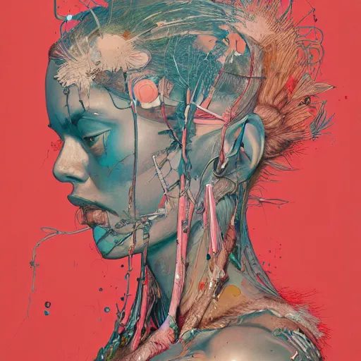 Prompt: portrait soft light painted by james jean and katsuhiro otomo and erik jones and conrad roset, inspired by shaka zulu science fiction, smooth face feature, intricate oil painting, sharp high detail illustration, - c 1 2