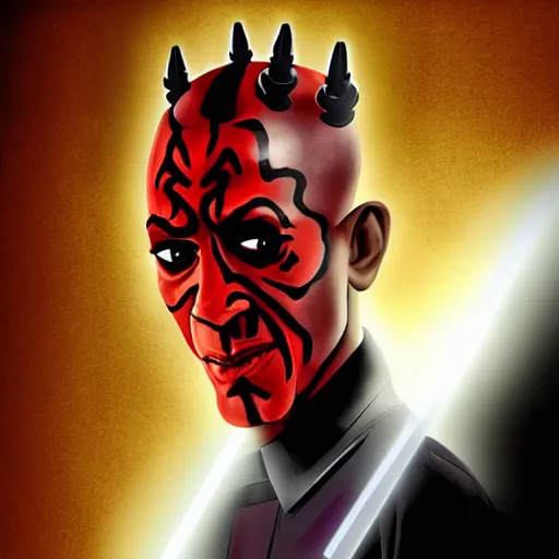 Image similar to gus fring as darth maul