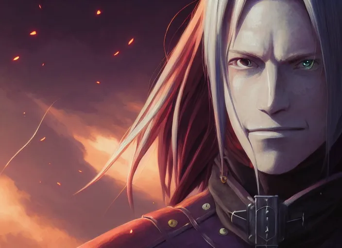 Image similar to highly detailed portrait of elric edward, in fullmetal alchemist, stephen bliss, 8 k, unreal engine, fantasy art by greg rutkowski, loish, rhads, ferdinand knab, makoto shinkai and lois van baarle, ilya kuvshinov, rossdraws, tom bagshaw, global illumination, radiant light, detailed and intricate environment