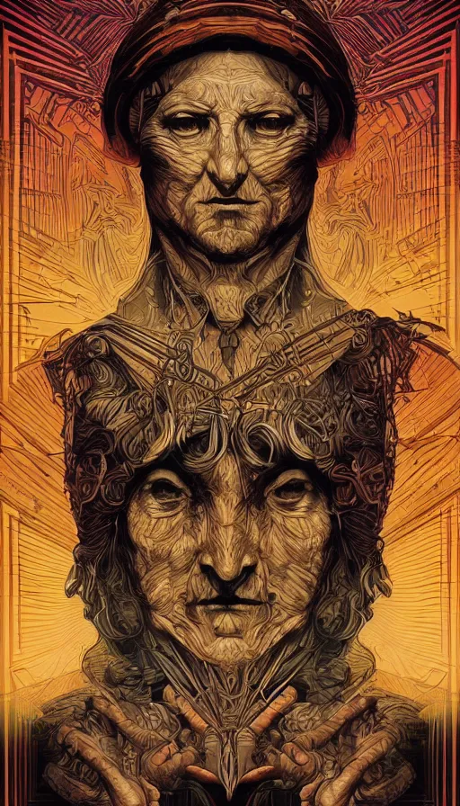 Image similar to the oracle of ancient wisdom, italian futurism, da vinci, dan mumford, josan gonzalez