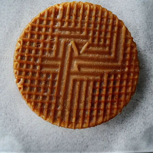 Image similar to stroopwafel