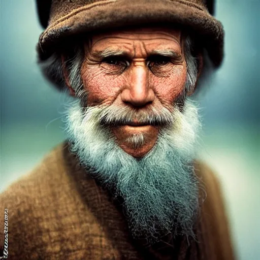 Prompt: portrait of Leo Tolstoy, by Steve McCurry, clean, detailed, award winning