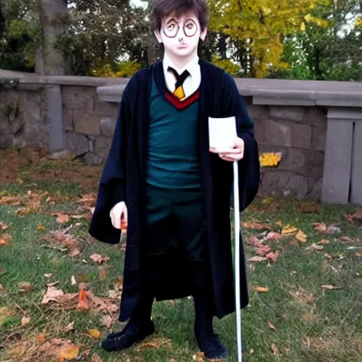 Prompt: Harry Potter halloween costume