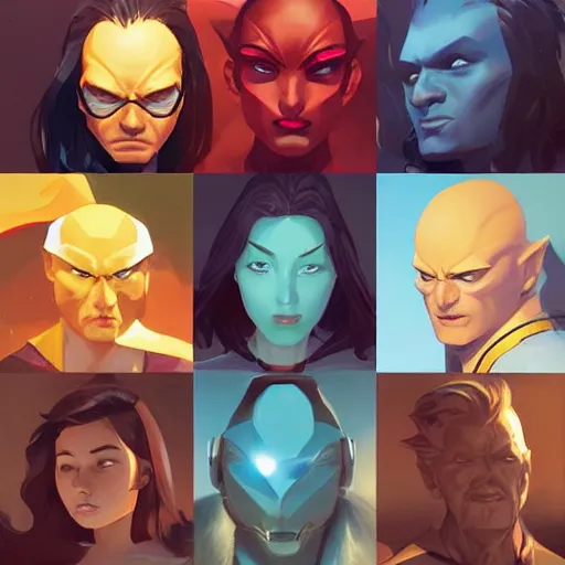 Image similar to face icon stylized minimalist x - men, loftis, cory behance hd by jesper ejsing, by rhads, makoto shinkai and lois van baarle, ilya kuvshinov, rossdraws global illumination