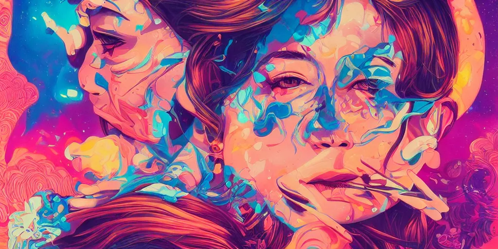 Image similar to marujuana pleasure, chill, happy, calm art, Tristan Eaton, victo ngai, artgerm, RHADS, ross draws