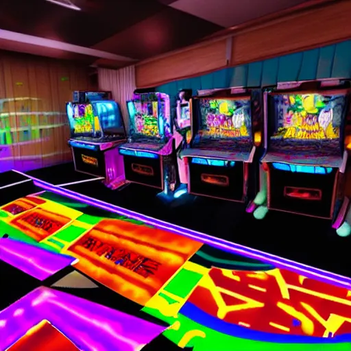 Image similar to a ddr machine with people playing it in the year 1 9 9 9 in japan, photorealistic, ultra realistic, hd, 8 k