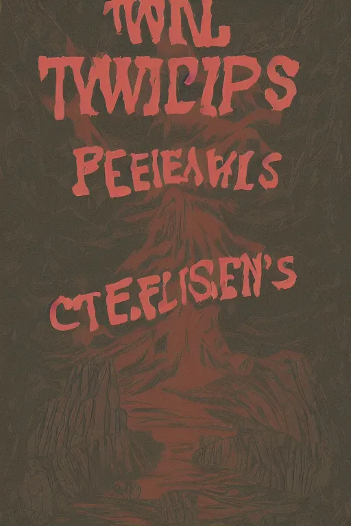 Prompt: Twin Peaks artwork by Cam Floyd