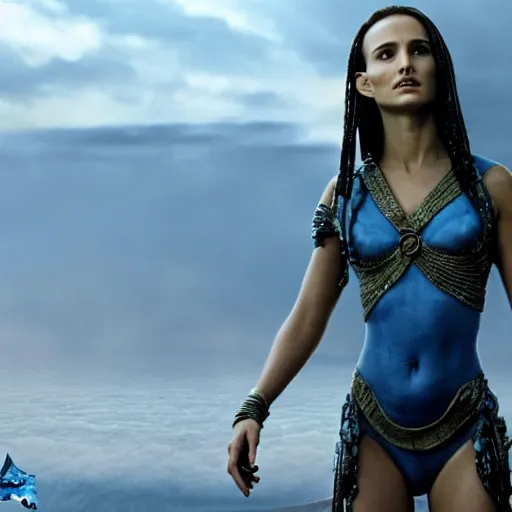 Image similar to natalie portman in avatar ( 2 0 0 9 ), 8 k wide shot