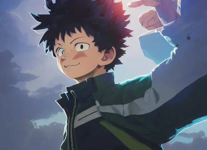 Prompt: highly detailed portrait of a boy with thunder powers, in my hero academia, stephen bliss, 8 k, unreal engine, fantasy art by greg rutkowski, loish, rhads, ferdinand knab, makoto shinkai and lois van baarle, ilya kuvshinov, rossdraws, tom bagshaw, global illumination, radiant light, detailed and intricate environment